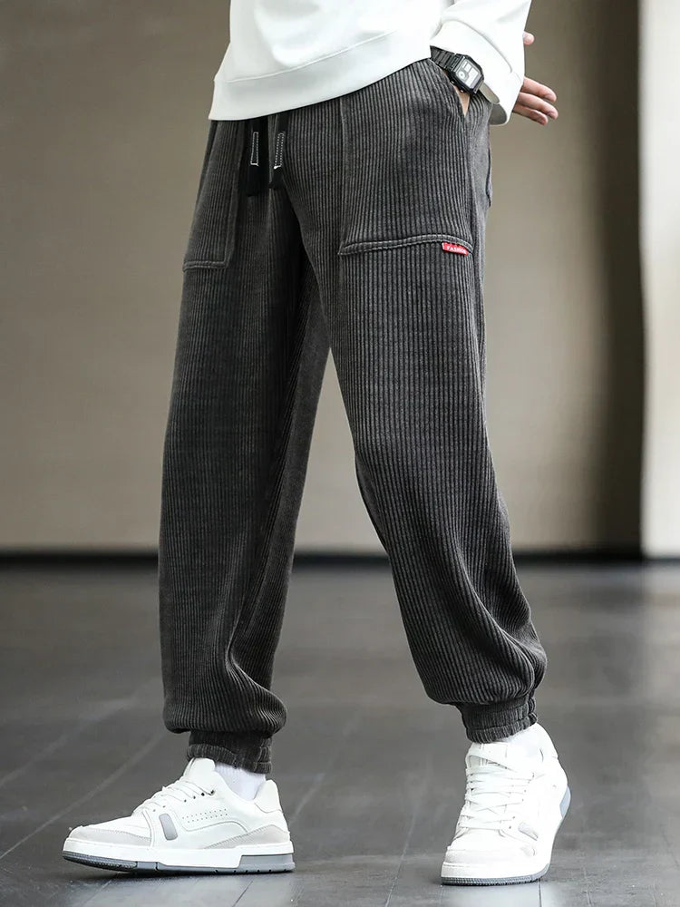 Percival - Stylish corduroy sweatpants
