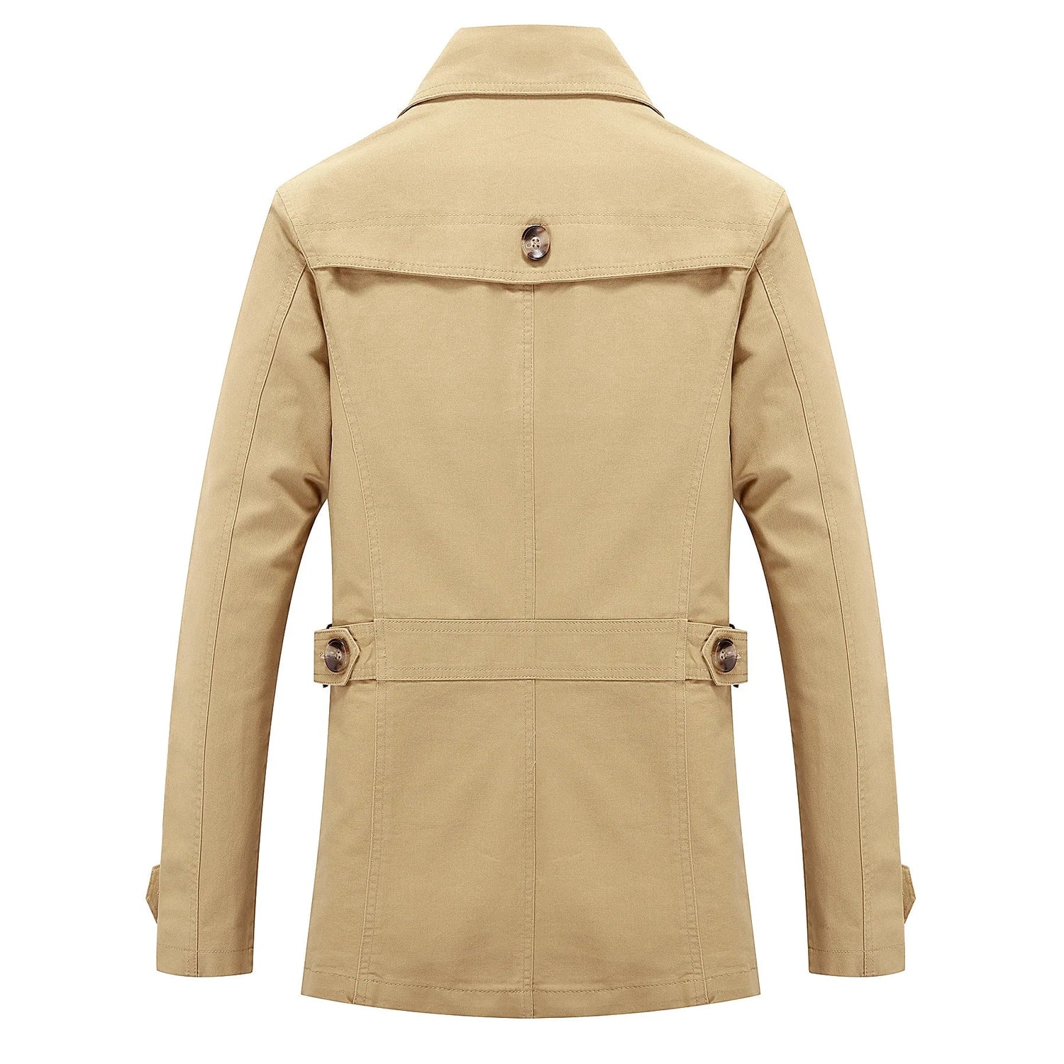Men's fashionable long trench coat