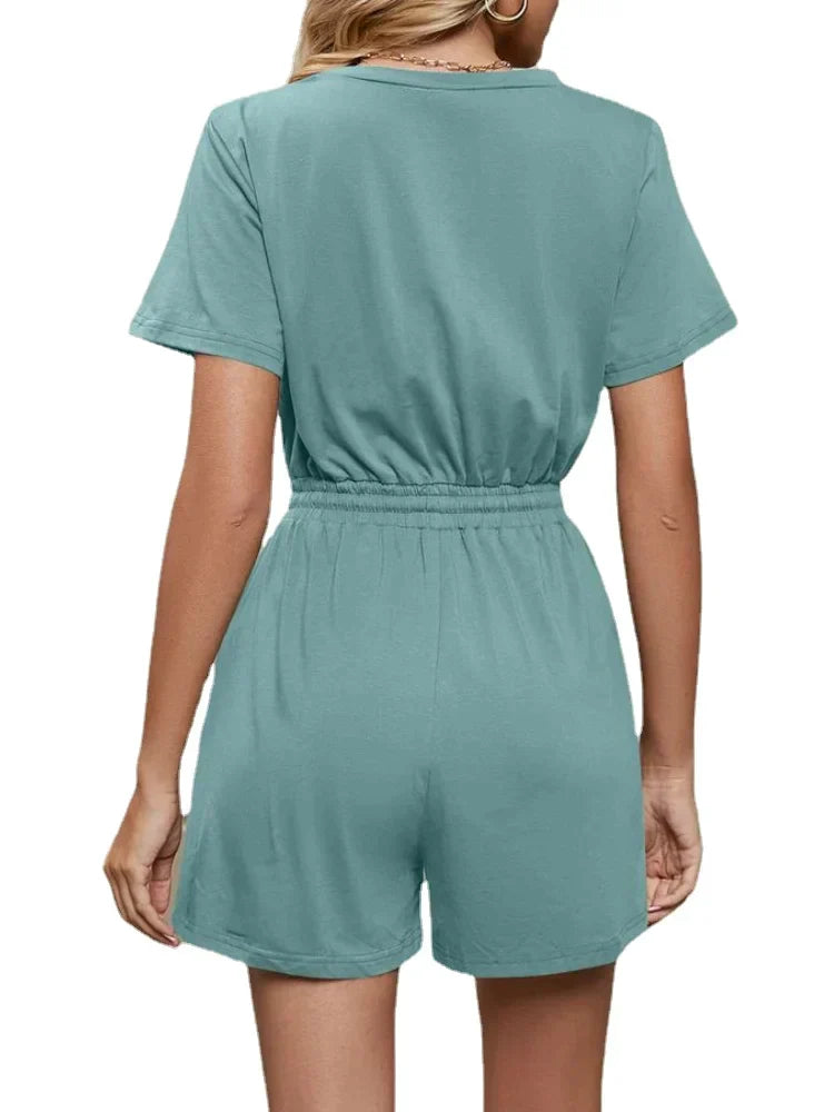 Helen - Short-sleeved jumpsuit