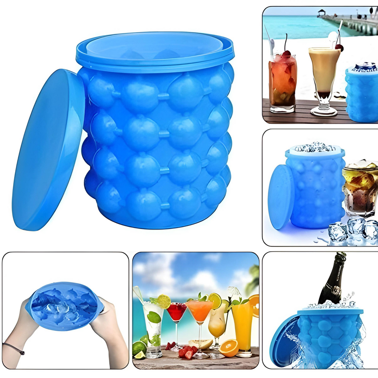 Silicone Mold Ice Cube Tray