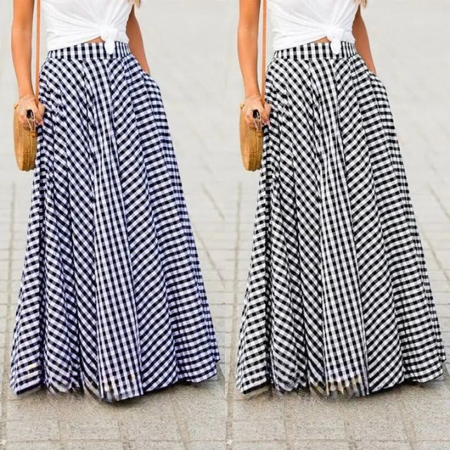 Beatrice - Maxi skirt with high waistband