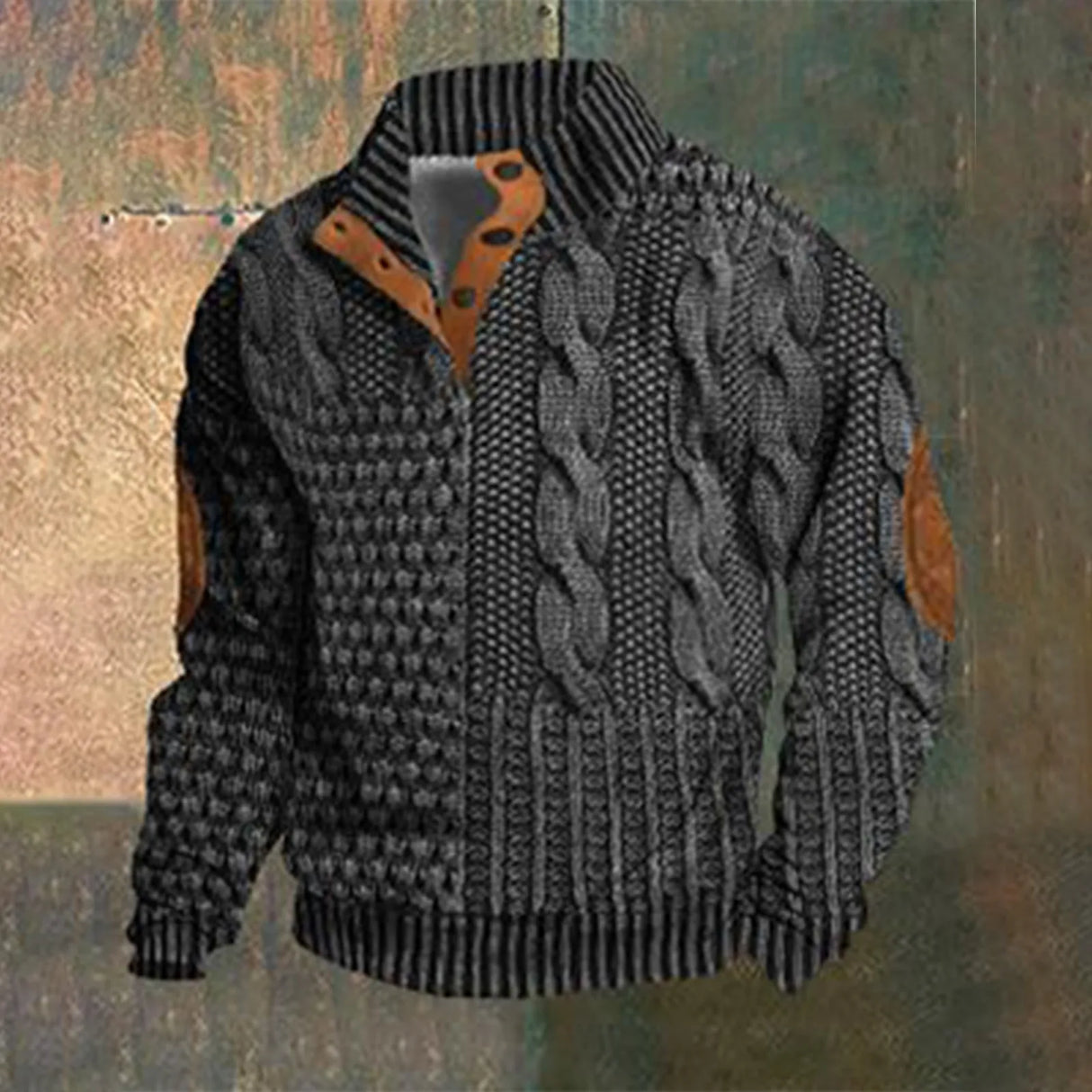 Bluma - Casual retro cashmere shirt for men