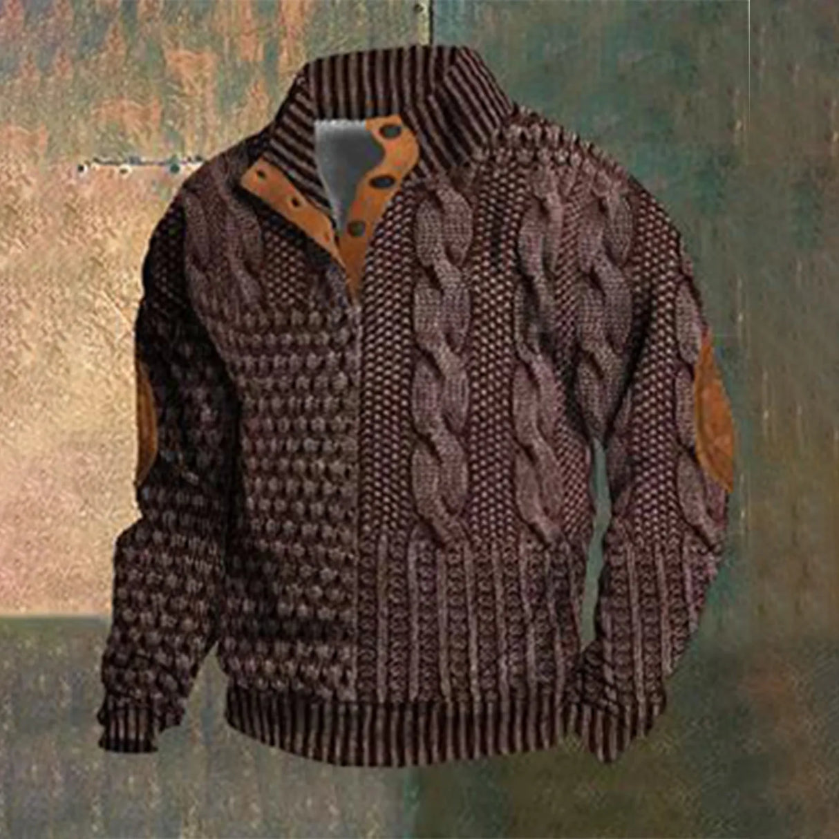 Bluma - Casual retro cashmere shirt for men
