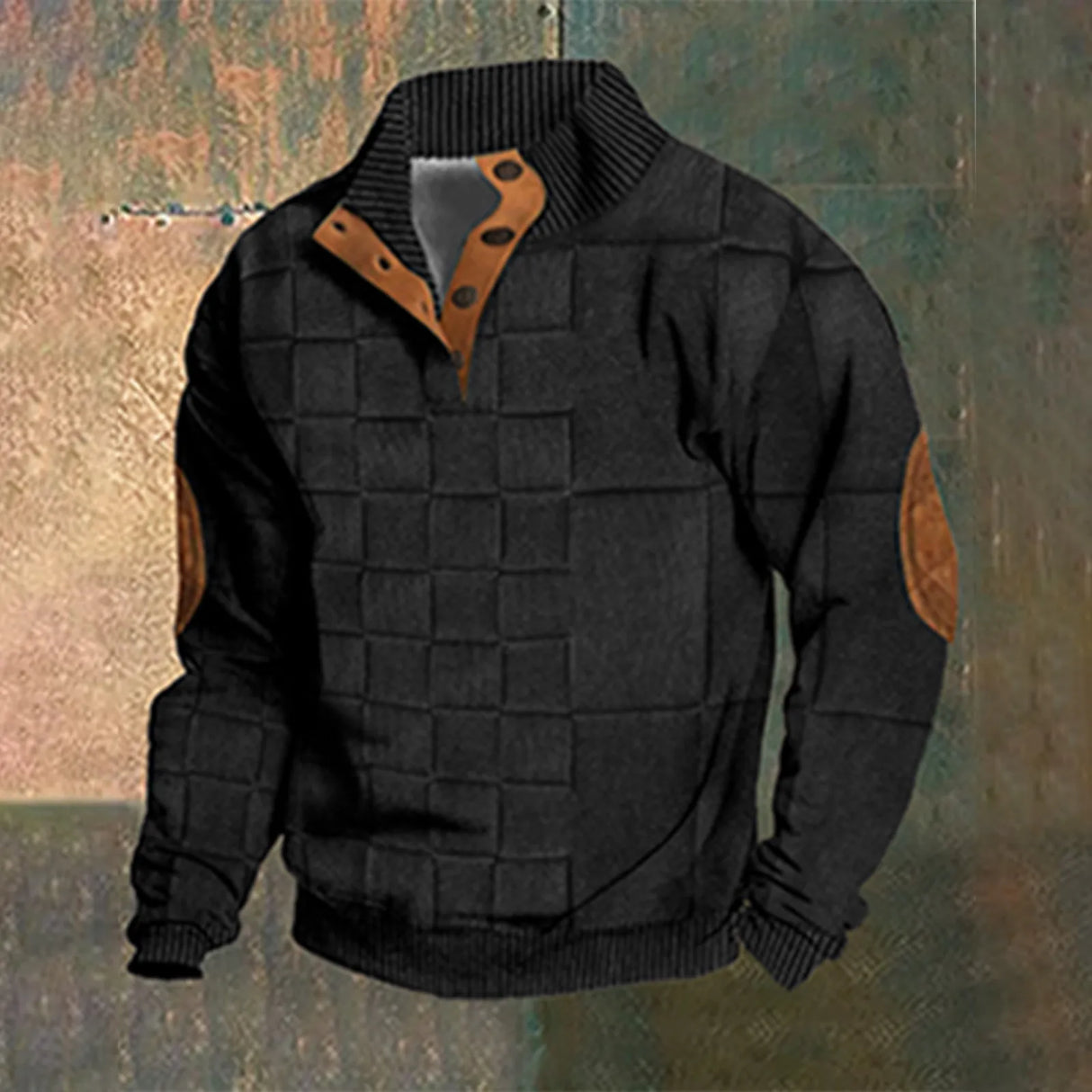 Bluma - Casual retro cashmere shirt for men
