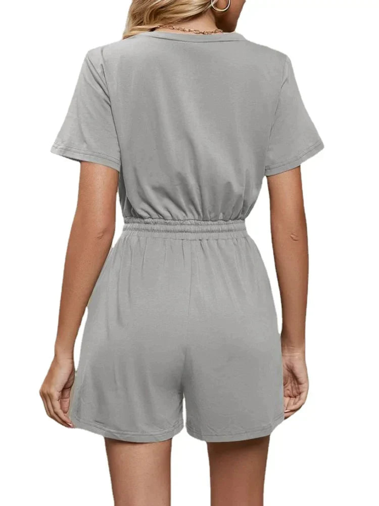 Helen - Short-sleeved jumpsuit
