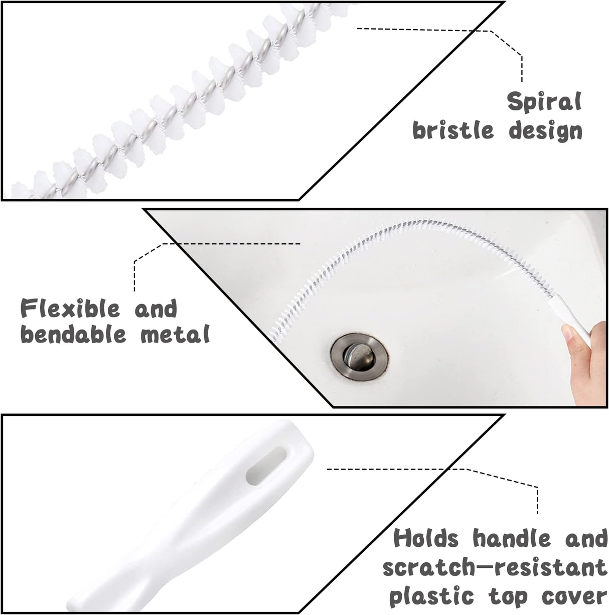 Pipe Sink Cleaning Brush