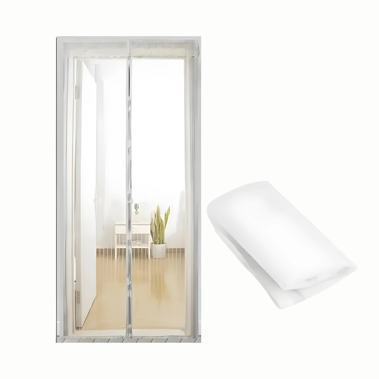 Premium Magnetic Mesh Screen Door