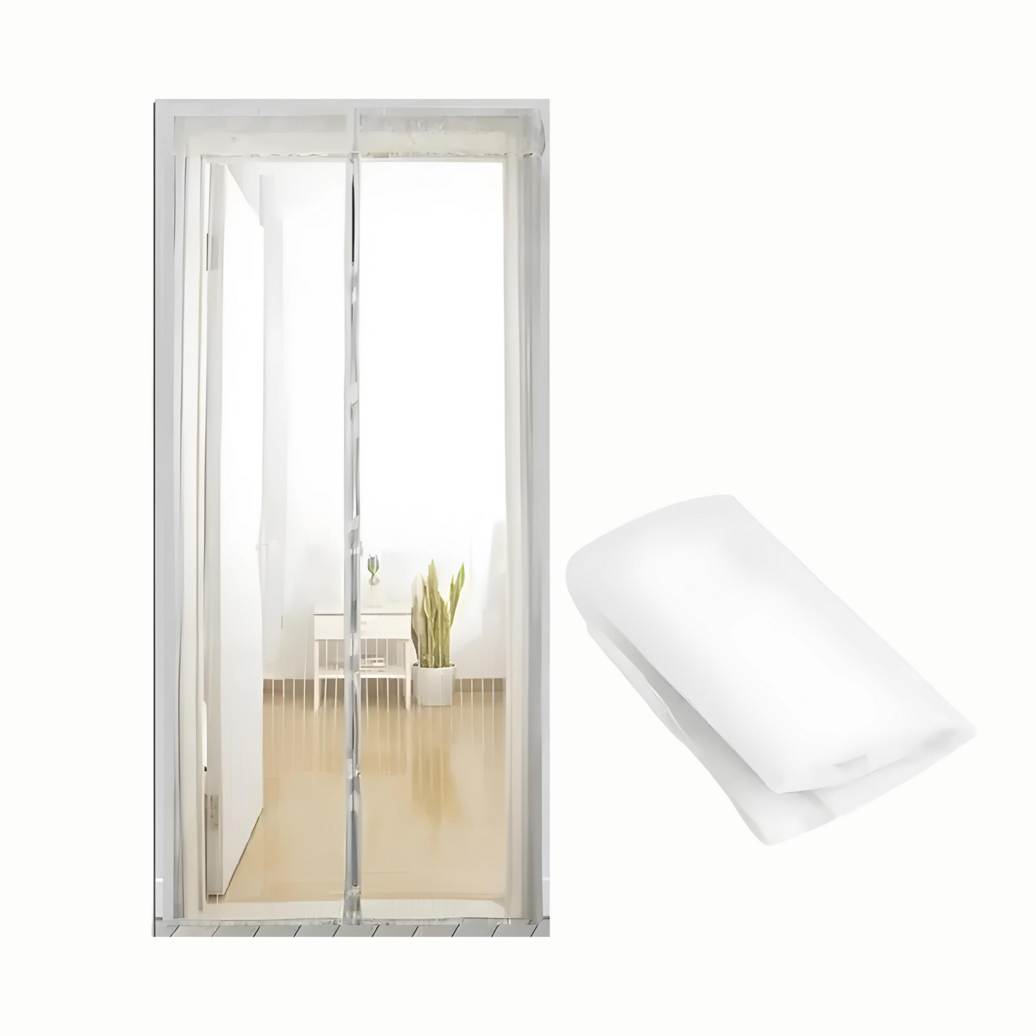 Premium Magnetic Mesh Screen Door