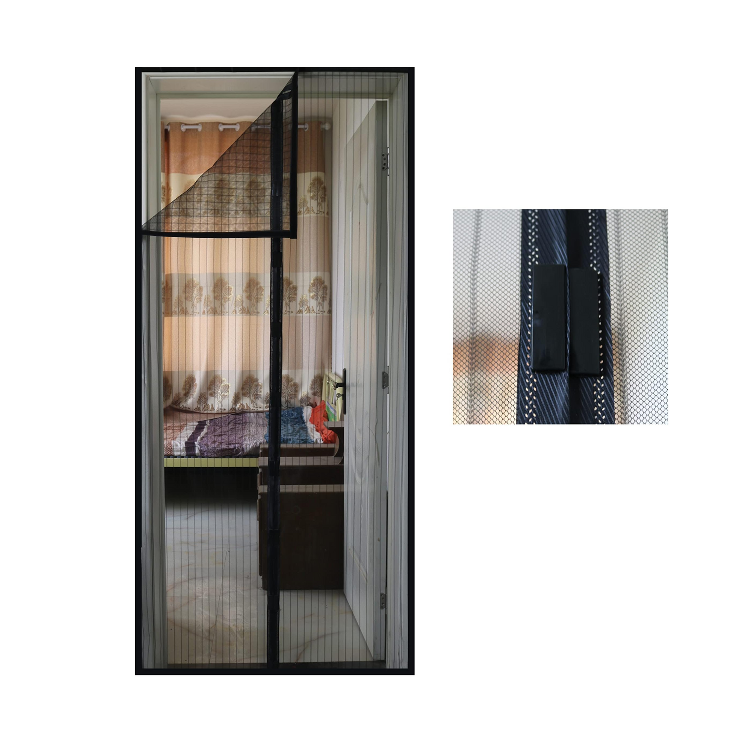 Premium Magnetic Mesh Screen Door