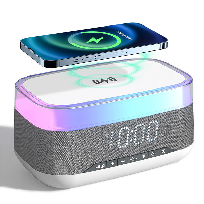 Intelligent Multifunctional Alarm Clock Bluetooth Speaker Wireless Charger