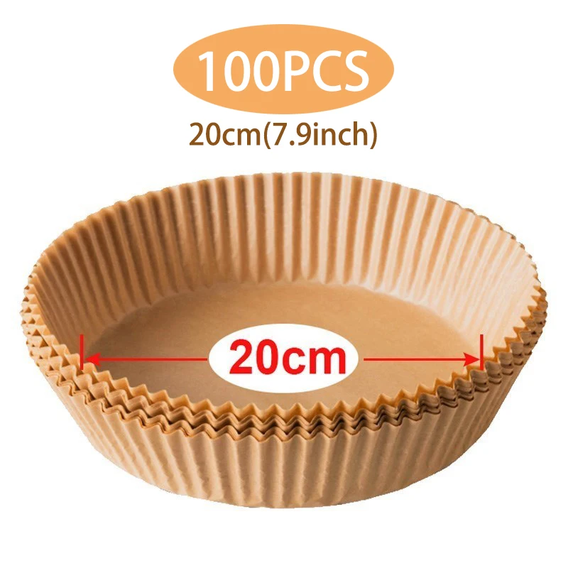 50pcs Air Fryer Disposable Paper Liner