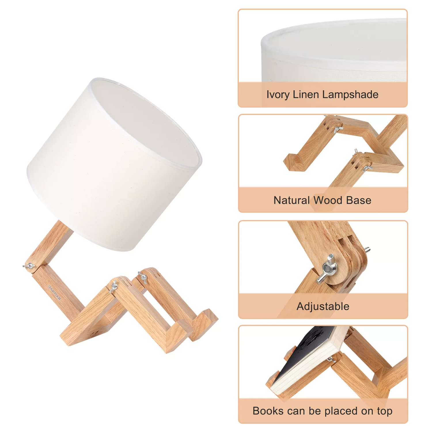 Table Lamp Robot Shape