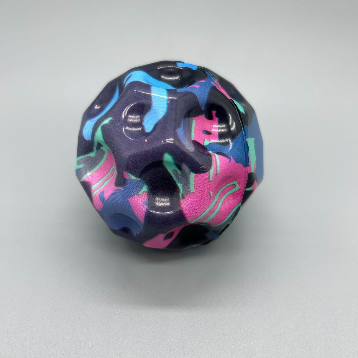 Anti-fall Moon Shape Porous Bouncy Ball Kids Indoor Outdoor Toy Ergonomic Design