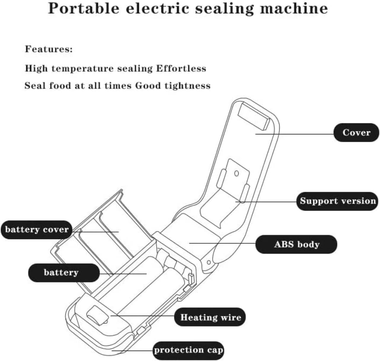 Portable Bag Heat Sealer