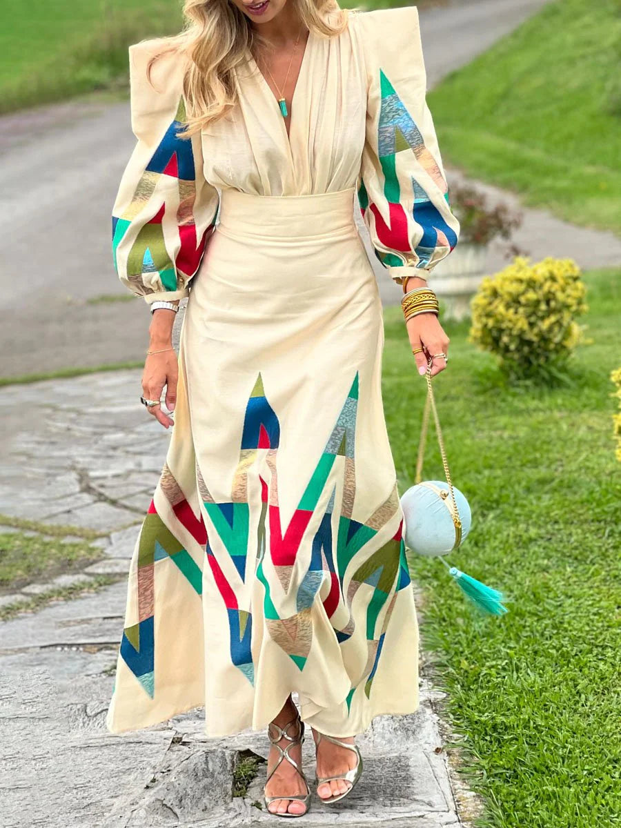 Daelise | Elegant Printed patchwork set