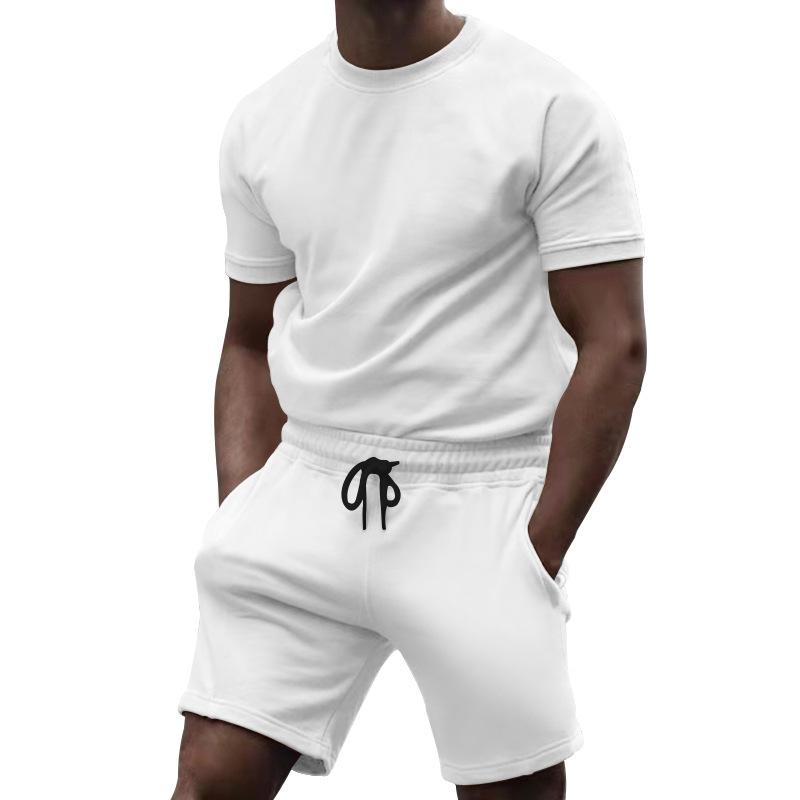 Men's Casual Fashion Solid Color Two Piece Suit 57750620L