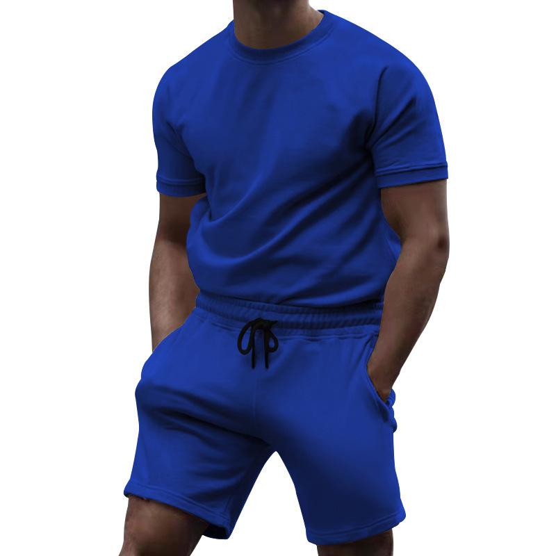 Men's Casual Fashion Solid Color Two Piece Suit 57750620L