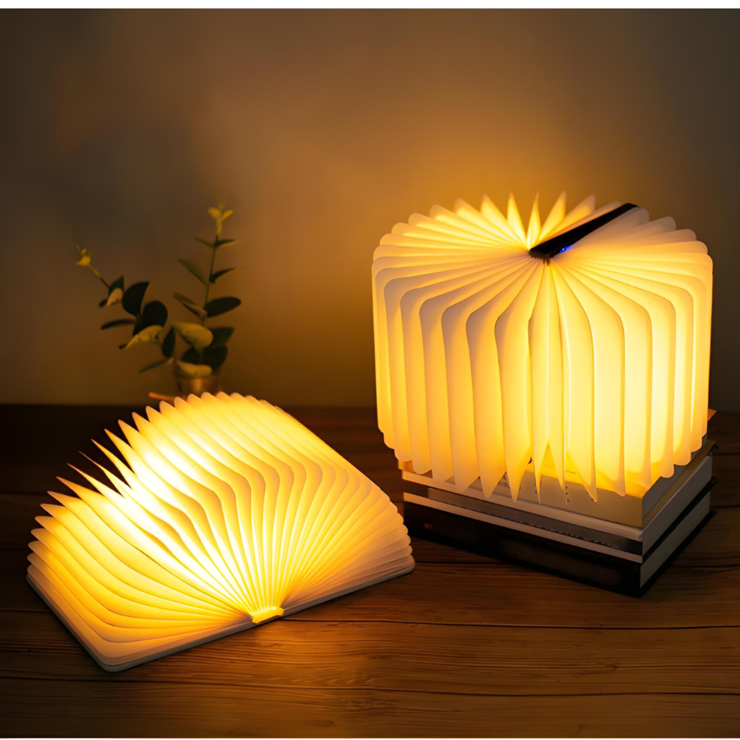 DLUFYEI Foldable Book Lamp