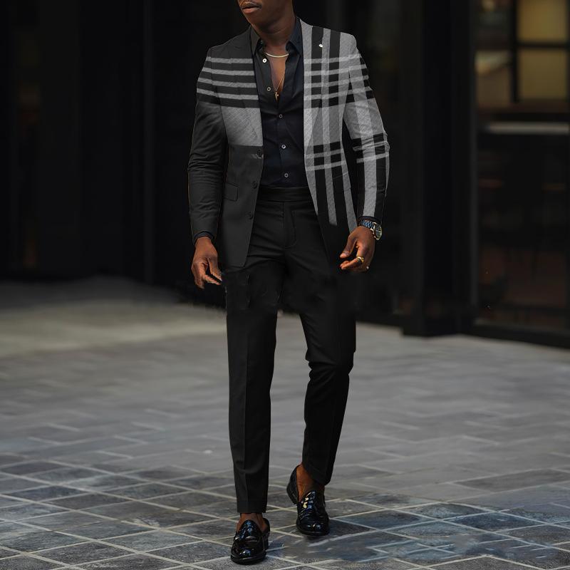 Men's Casual Gradient Suits 44544885L
