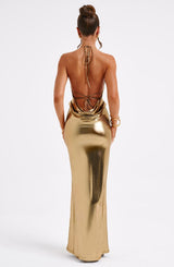 TALISA MAXI DRESS - GOLD