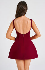 ALANA MINI DRESS - RED