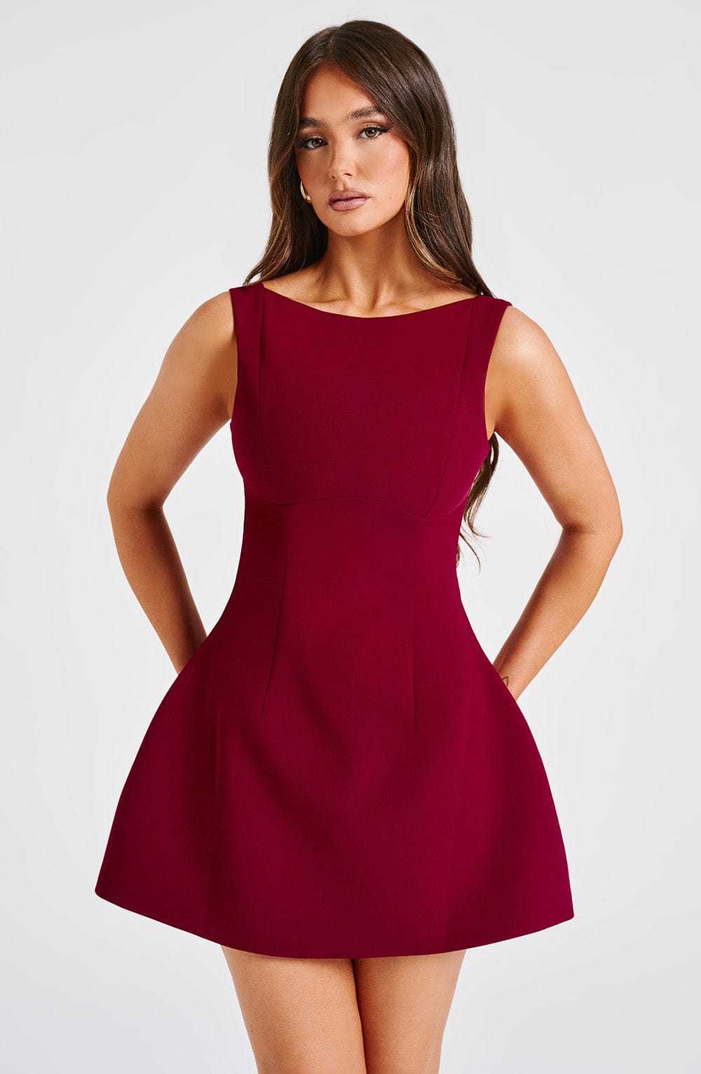 ALANA MINI DRESS - RED