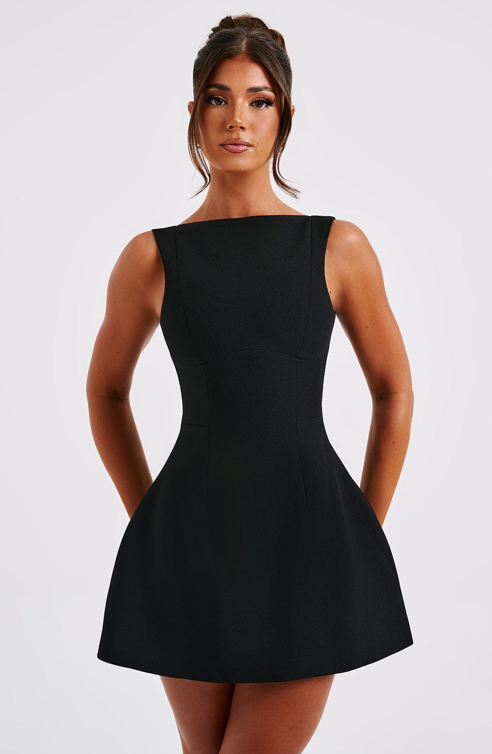 Alana mini dress in black