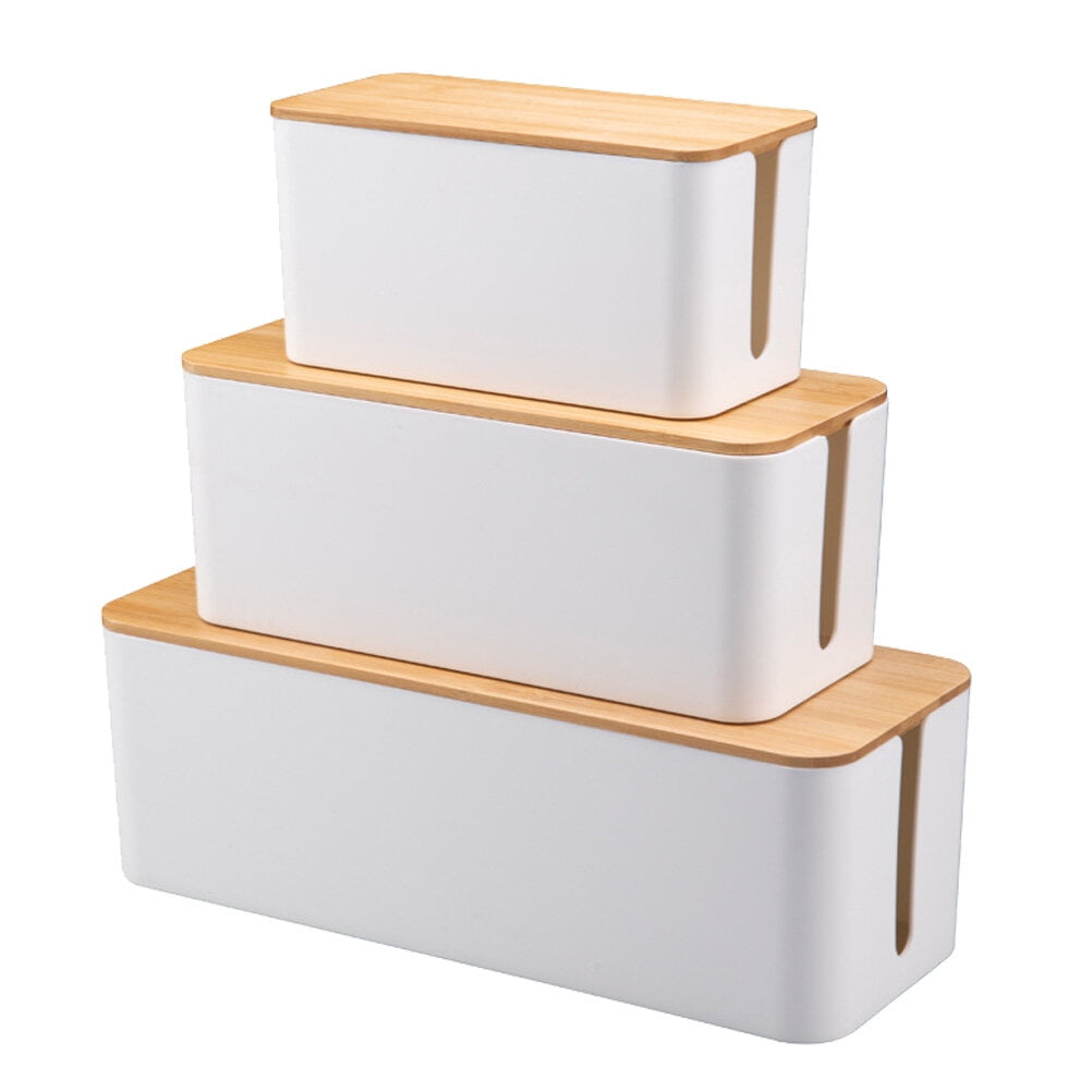 Wooden Cable Storage Box