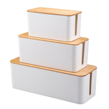Wooden Cable Storage Box