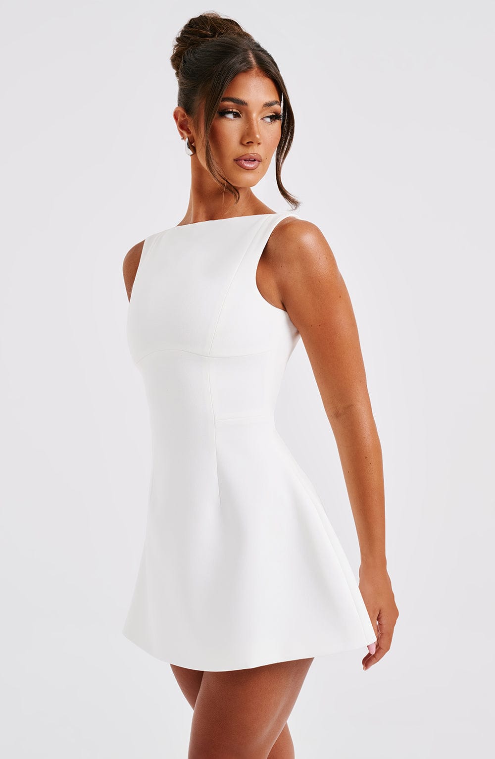 ALANA MINI DRESS - IVORY