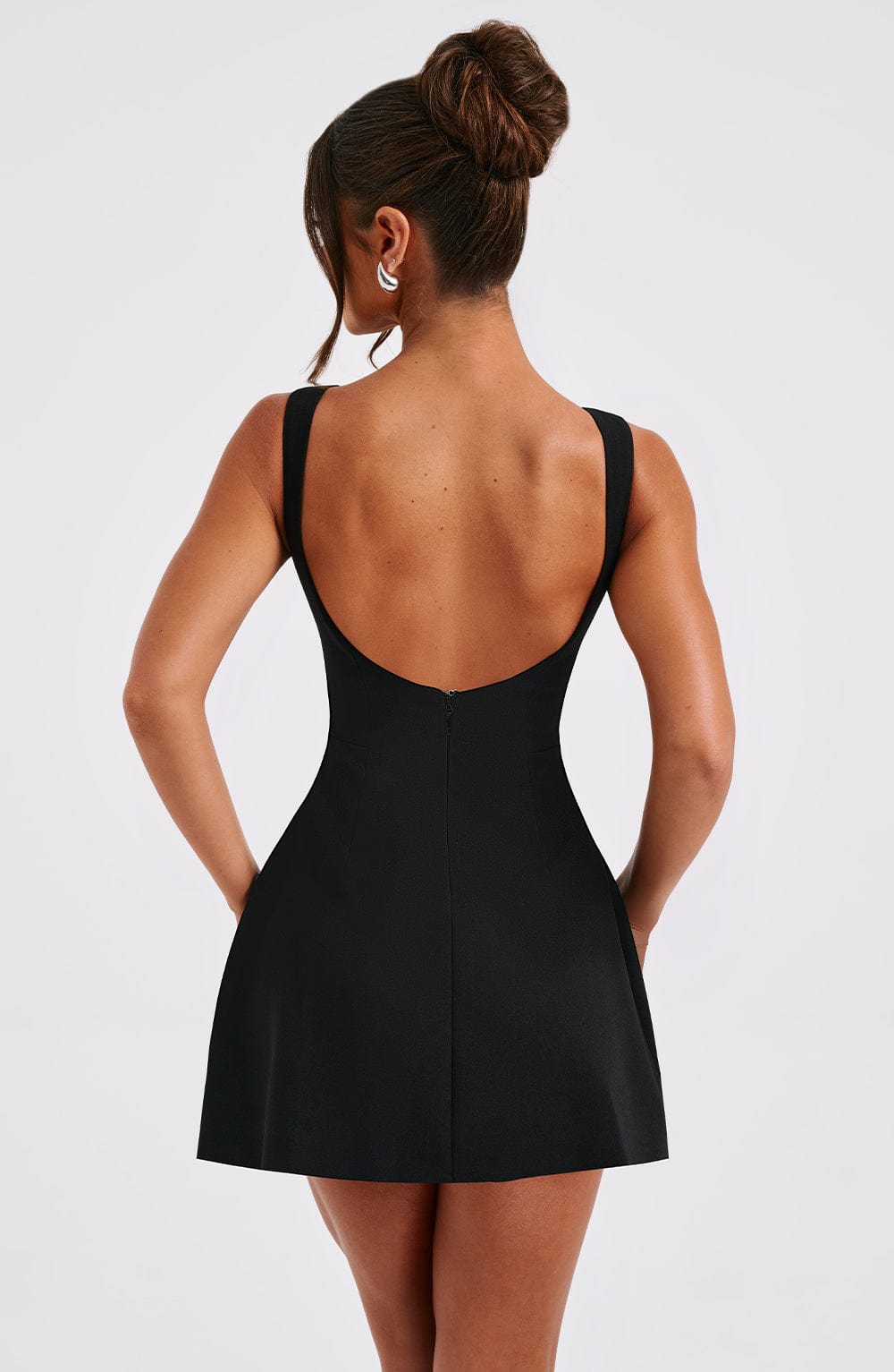 Alana mini dress in black