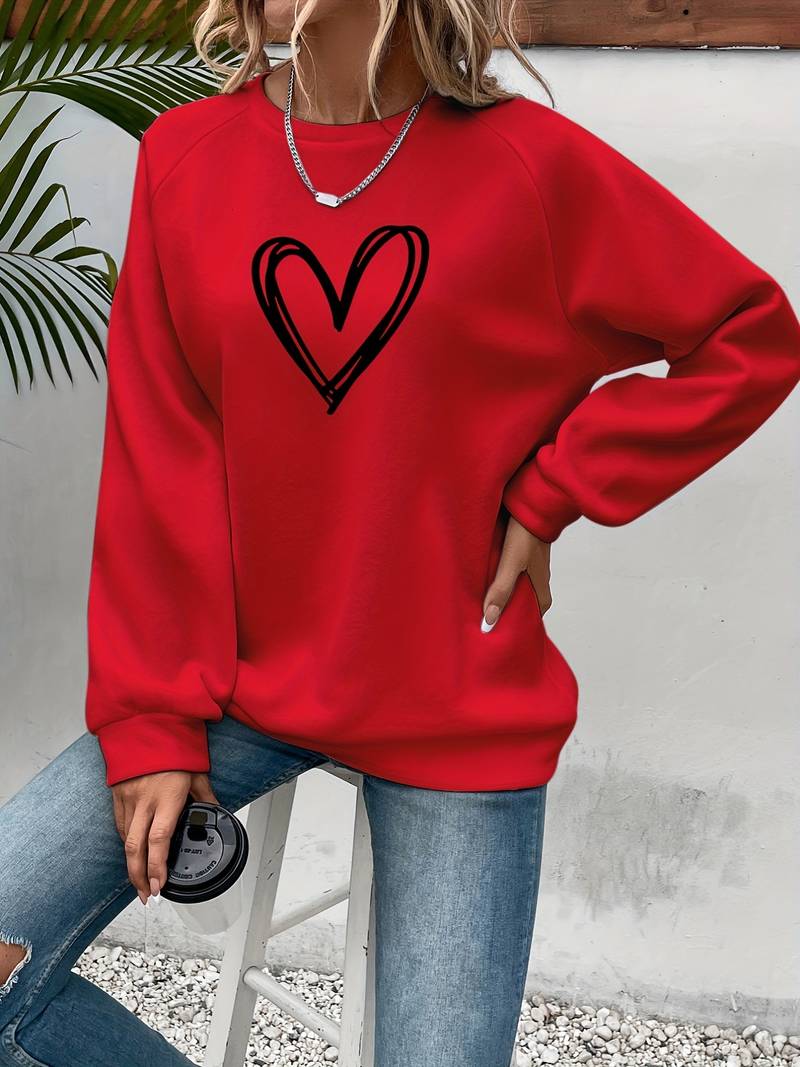 Mary | Jumper with heart print