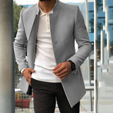 Hristofor - Men's coat fashion single-coloured