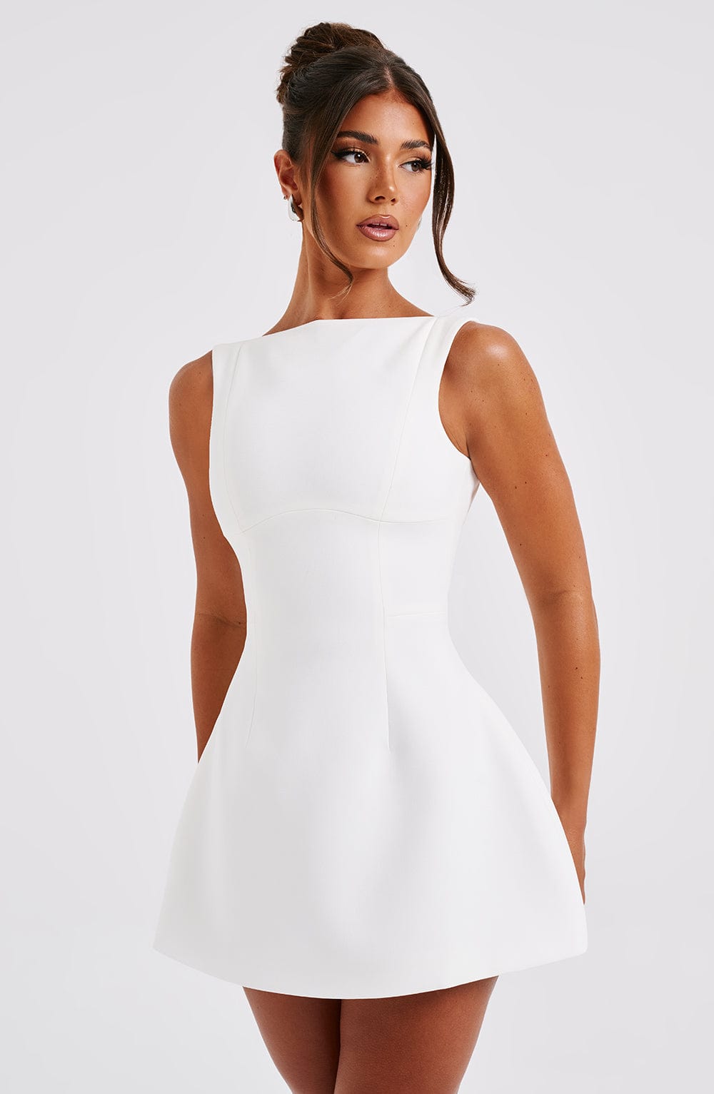 ALANA MINI DRESS - IVORY