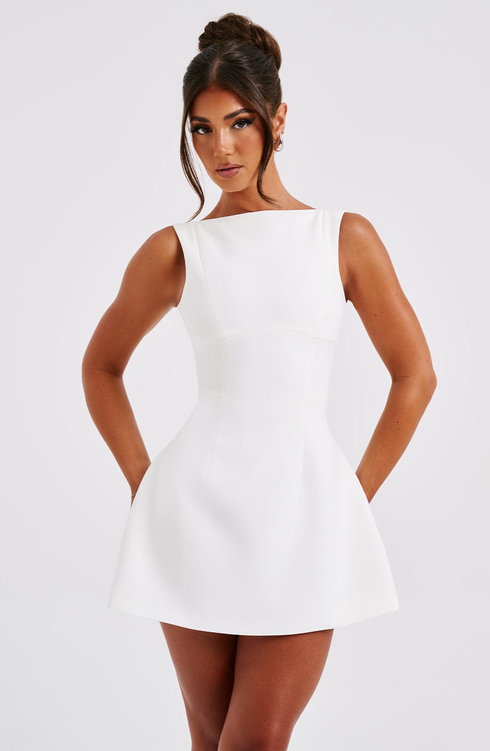 ALANA MINI DRESS - IVORY