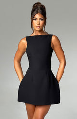 Alana mini dress in black