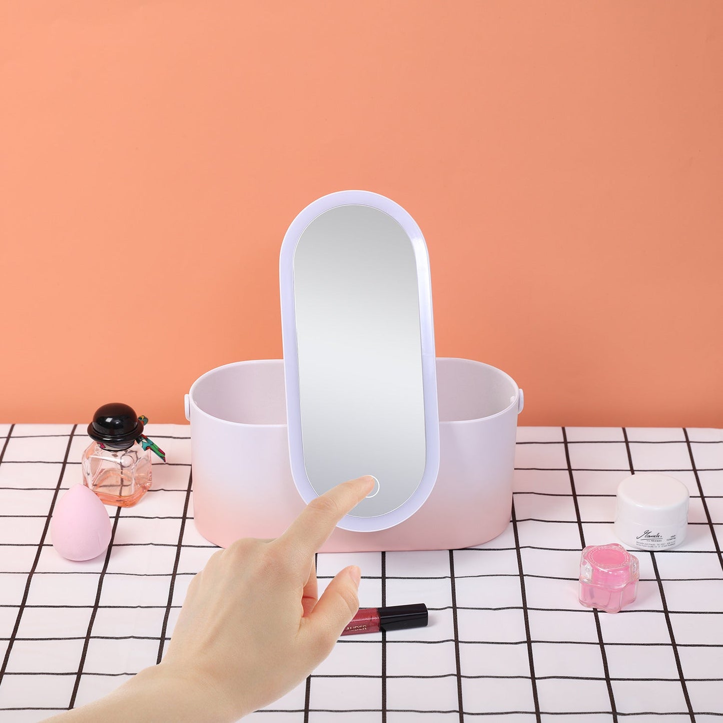 LED Portable Makeup Holder with Light