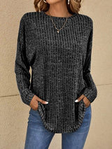Amara™ - Casual sweatshirt with texture