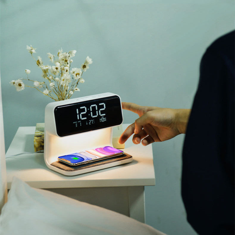 Bedside 3 In 1 LCD screen Alarm Clock