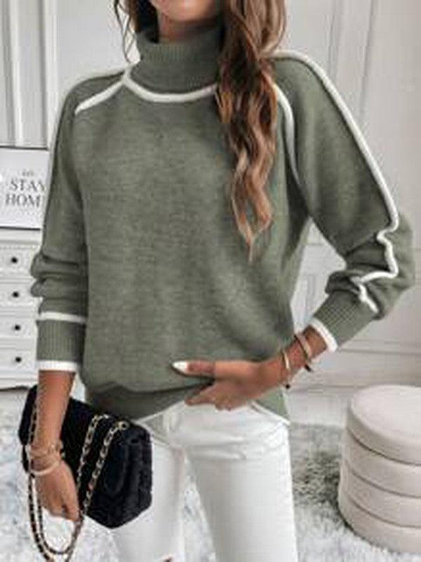Olive™ | Green Comfortable jumper