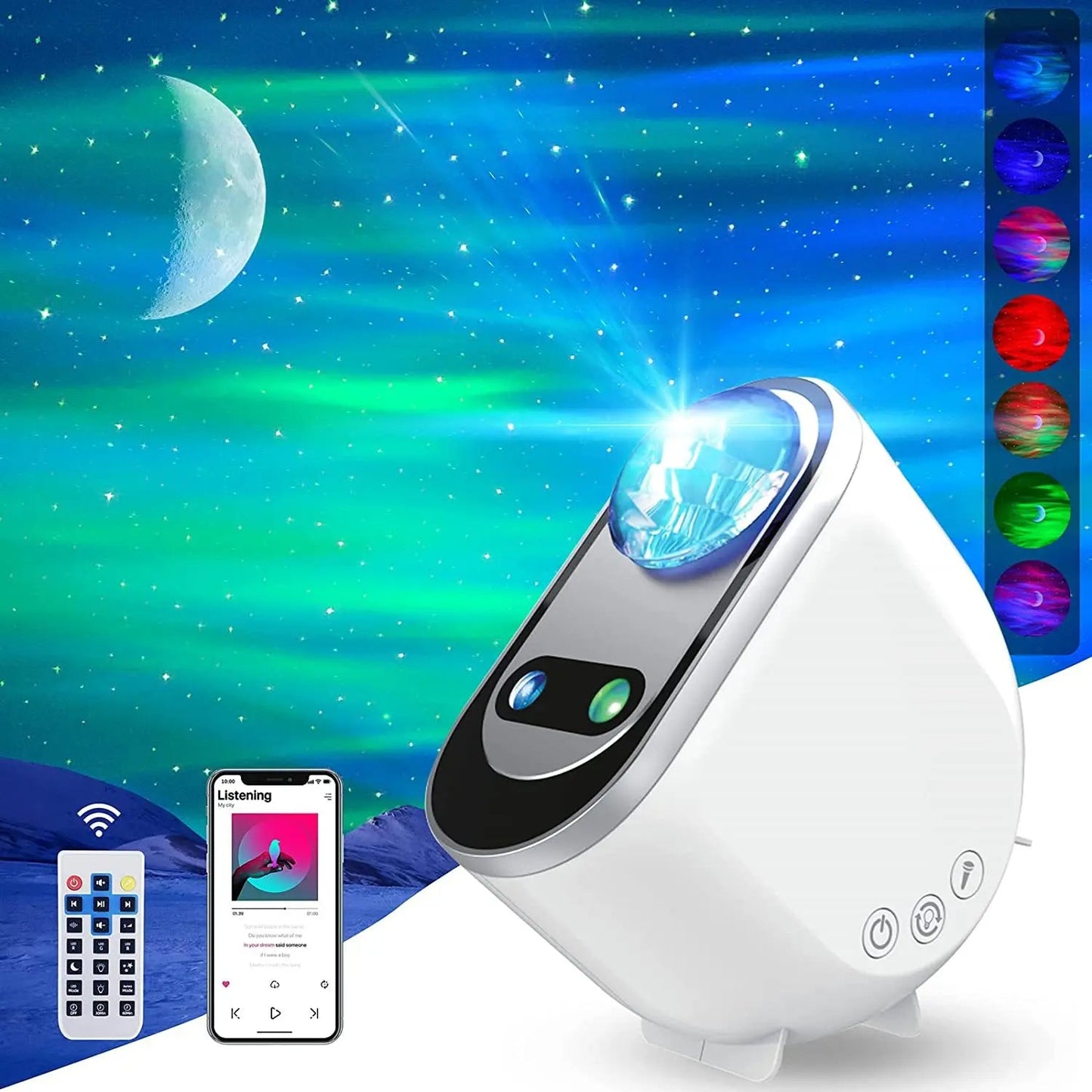 Aurora LED Galaxy Projector