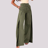 Miranda - High waisted trousers with wide leg