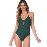 One-piece swimming costume with retro style Oksana