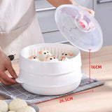 Multi-Layer Microwave Steamer with Lid