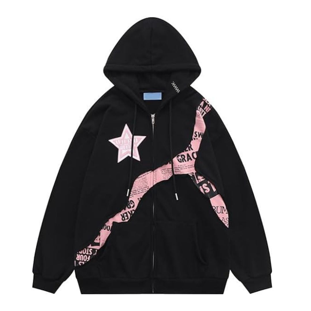 Aria - Oversized hoodie with graphic print