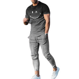 Men's Smiley Face Print Fashion Casual Set 35876649L