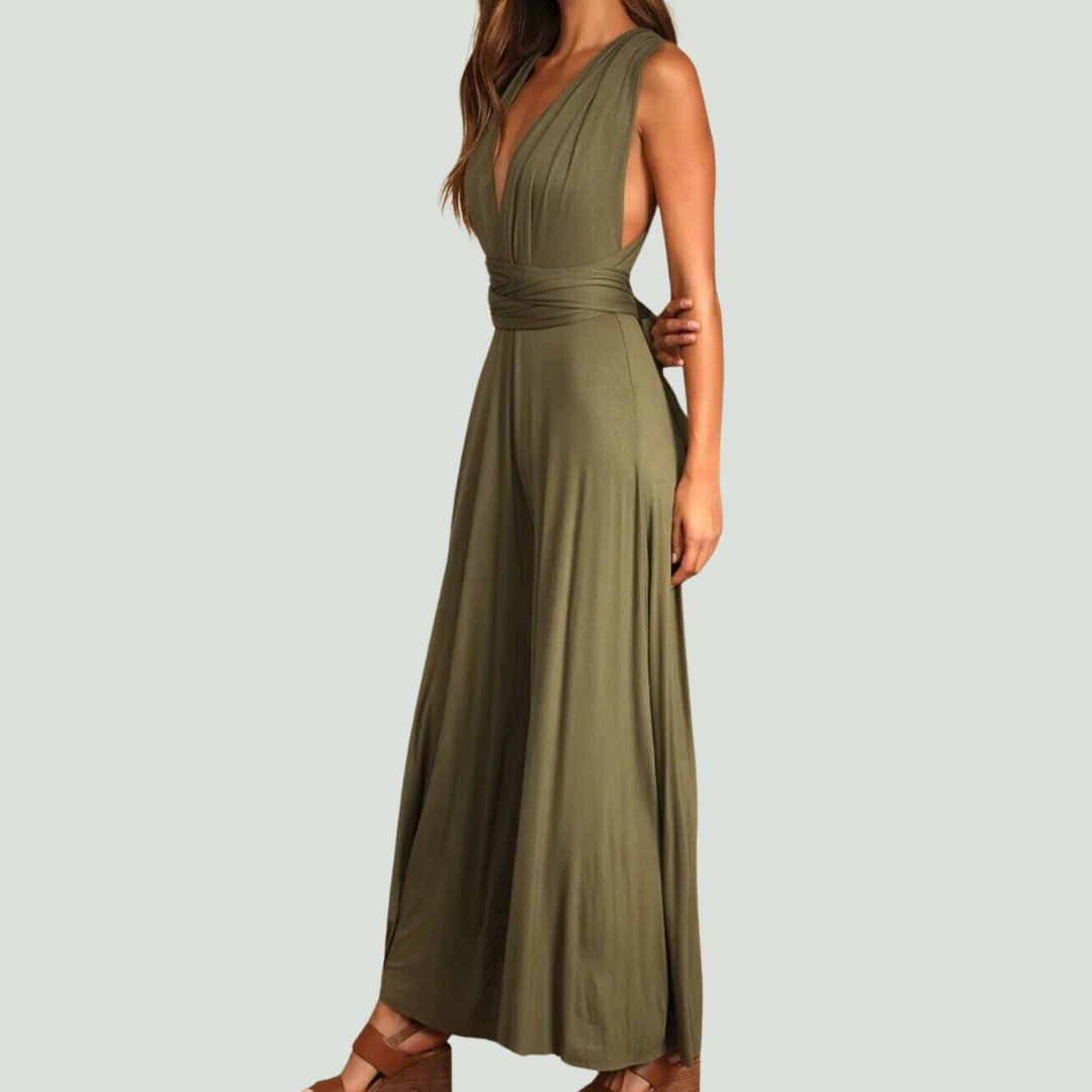 Sophia - Elegant jumpsuit with cross back