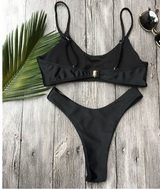 Plain Bikini Swimsuit For Women Ordina