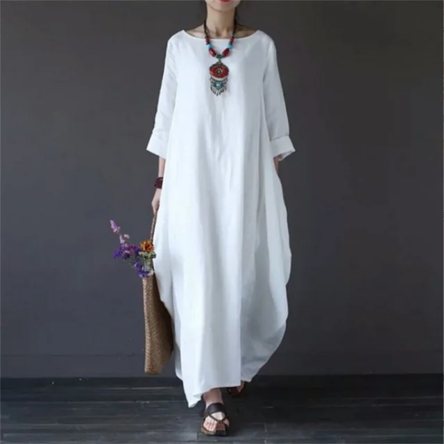 Irene - Long cotton dress