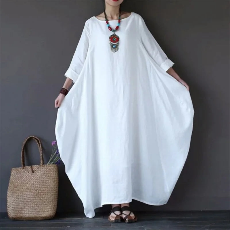 Irene - Long cotton dress